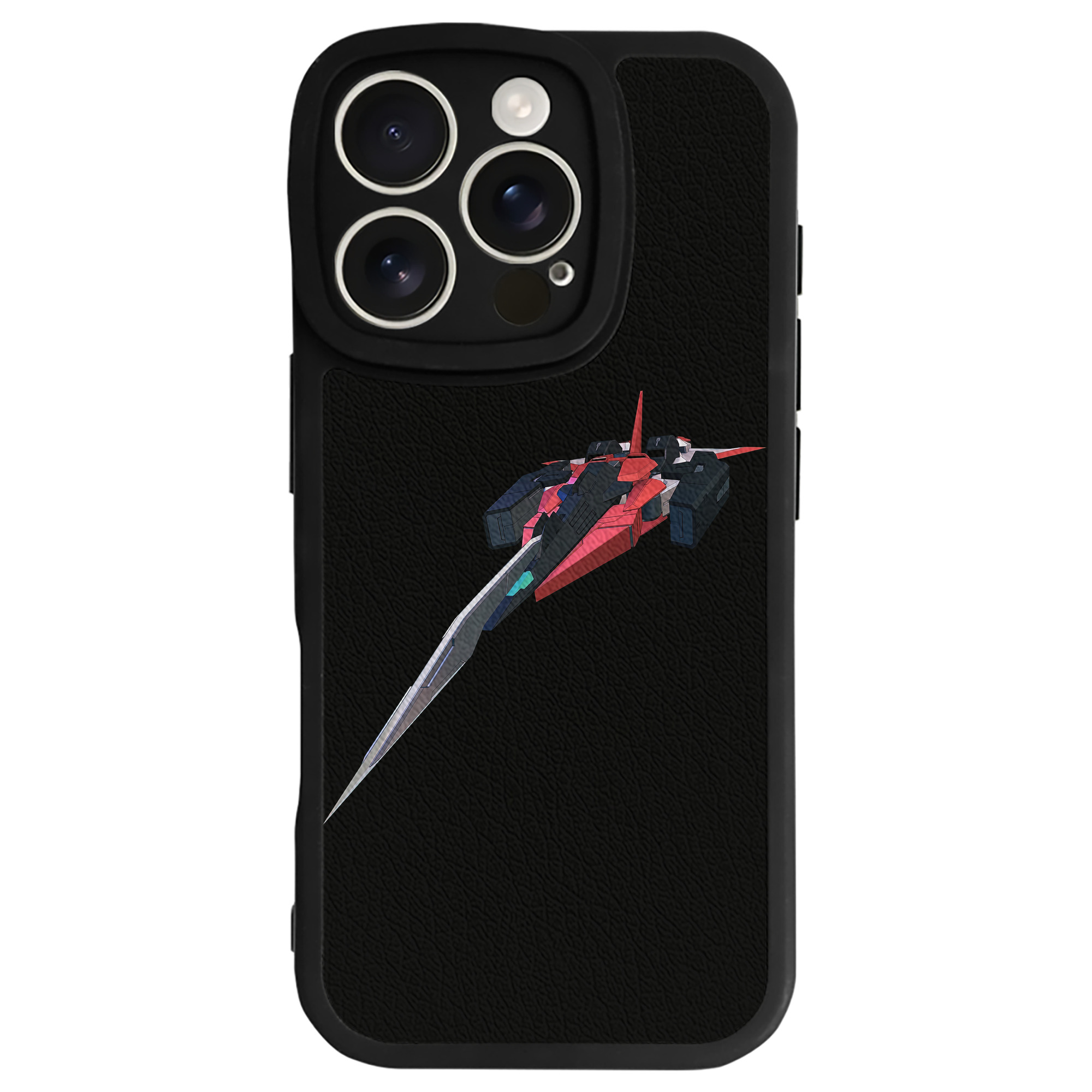 （画像用） 機動戦士ガンダム Mobile Suit Gundam 【iPhone 16シリーズ対応】シリコンスマホケース（レザー調） 材質：シリコン
